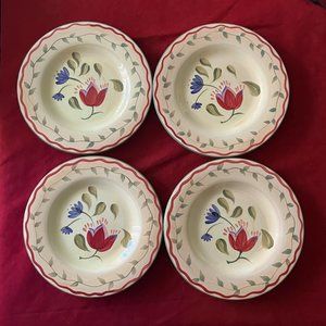 🎉🎉Last Chance🎉🎉4-- Hand Painted Italina Inspired ‘Napoli’ Pfaltzgraff 9”